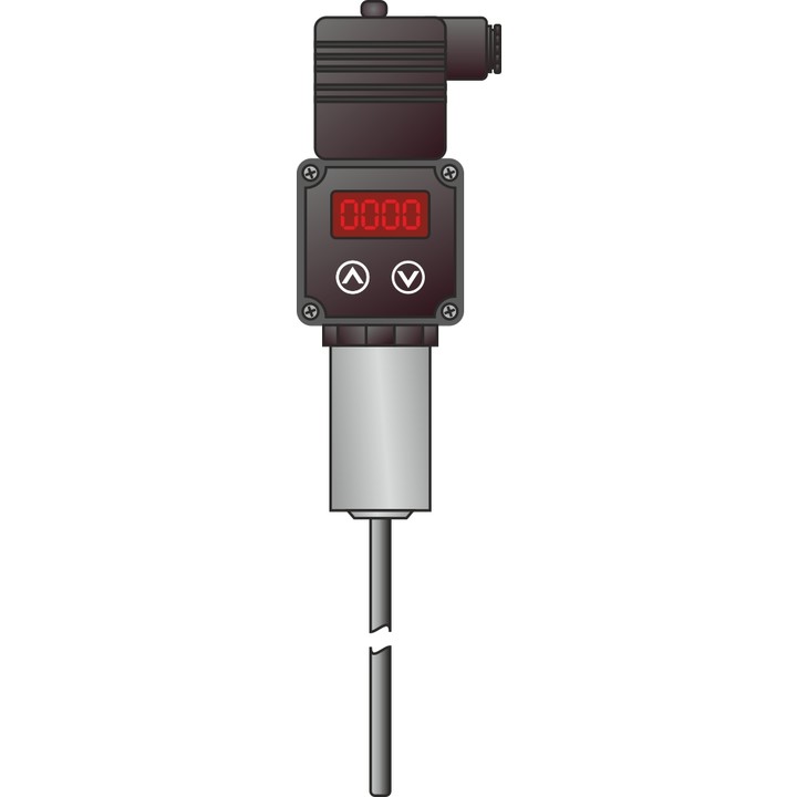 Rezystancyjny czujnik temperatury SCR400 ze złączem GDM / wyświetlaczem